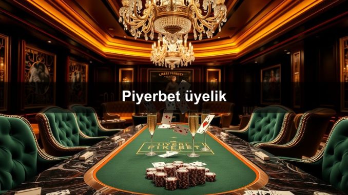 Piyerbet üyelik